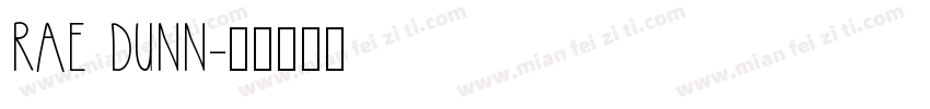 Rae Dunn字体转换